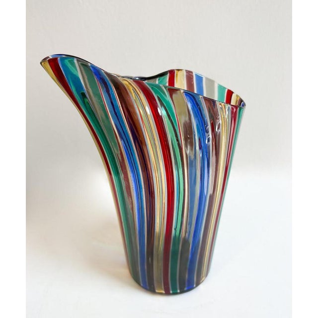 Set of 6 Glasses and Pitcher by Gio Ponti for Venini, Italy, 1959 This piece is attributed to the mentioned...