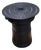 Neiman Marcus Southeast Asian Rain Drum Style Cast-Aluminum Accent Table For Sale