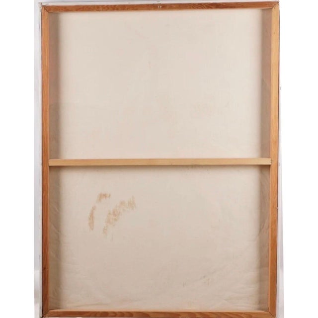 Suzanne Mears, Large Pop Art Oil Painting "Pear" Modernist Colorful Composition Suzanne Mears For Sale - Image 15 of 15