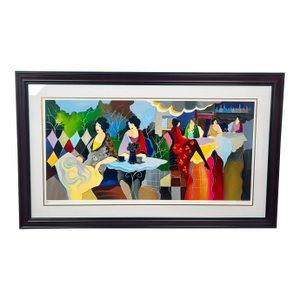 Itzchak Tarkay Afternoon Luncheon Serigraph 1998 Limited Edition Numbered Signed 1998