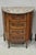 Antique French Louis XV Style Demilune Marble Top 4 Drawer Nightstand Table Pair For Sale - Image 4 of 18