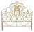 Natural Wicker Palm Headboard King For Sale
