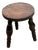 Sculptural Tripod Stool by Gabriel Lucas, Brittany, 1970 For Sale