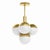 Oliver Orb Pendant, Natural Brass For Sale - Image 10 of 10