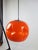 Orange Artichoke Lamp by Peill & Putzler, 1960s For Sale - Image 8 of 18