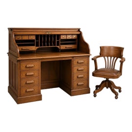 Example of Edwardian Rolltop Desks