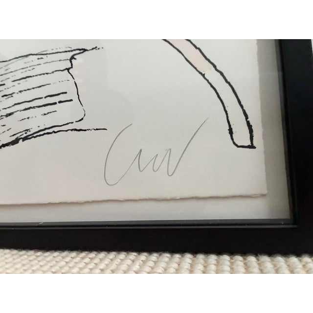 Illustration 1970s Andy Warhol Signed Hand-Colored Screenprint For Sale - Image 3 of 10