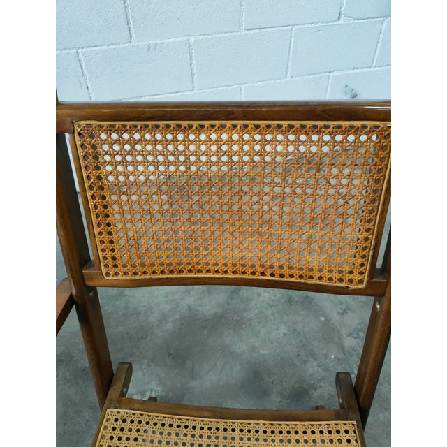 1970s Mid-Century Grid Folding Chair, 1970, Set of 2 For Sale - Image 5 of 9