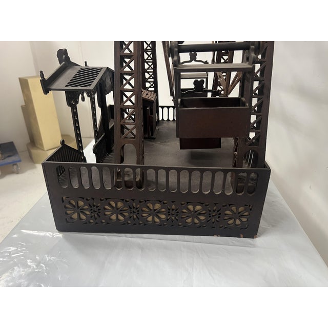 20th Century Model of a Ferris Wheel, Fairground Carousel For Sale - Image 3 of 18