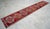 1950s Pink Turkish Hand-Knotted Runner Rug, Extra Long Narrow Hallway Decor 2x14 Ft Approx For Sale - Image 11 of 17