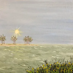 "Dreaming" Contemporary Impressionist Style Painting by Deb Bossert