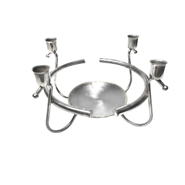 Vintage MidCentury Metal Candle Holder Chairish