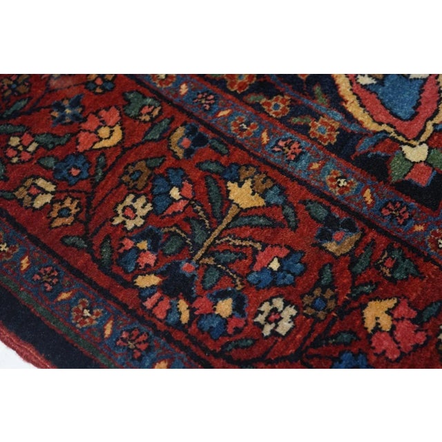 19th Century Antique Persian Bidjar Rug 4'6'' X 6'7'' For Sale - Image 5 of 10