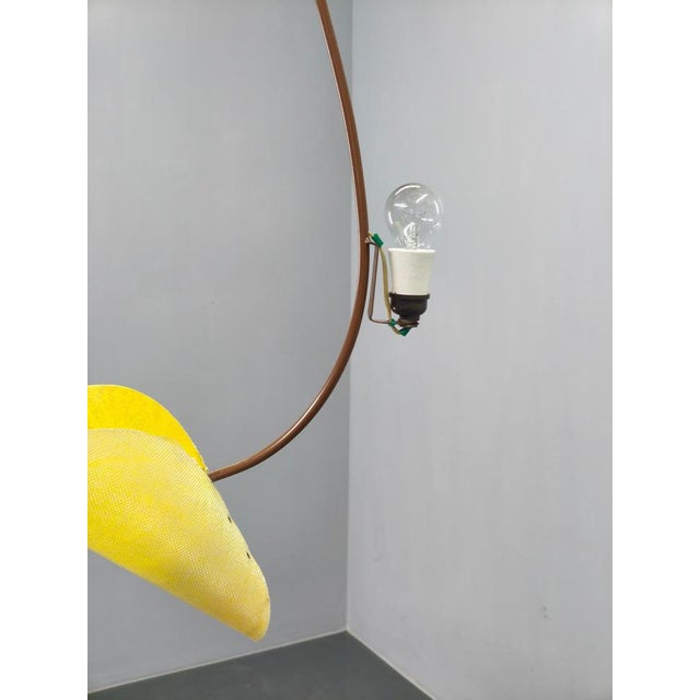 Gold Model 1208 Ceiling Light by Josef Hurka for Napako, 1960s For Sale - Image 8 of 12