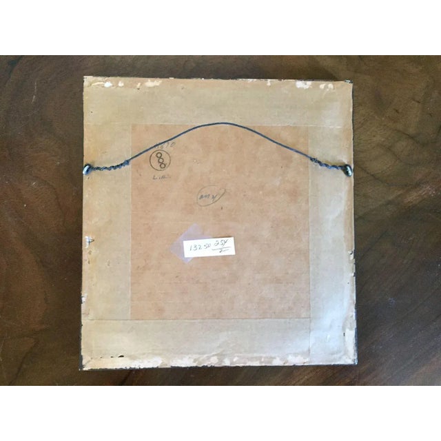 Early 20th Century Ink & Gouache on Paper American Turkey Drawing in French Mat & Carved Gilt Wood Frame For Sale - Image 5 of 6