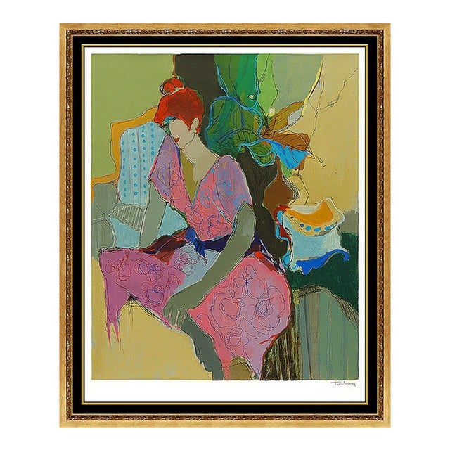 Late 20th Century Red Head Beauty, Itzchak Tarkay For Sale