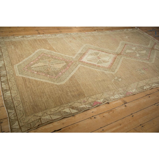 Textile Vintage Distressed Kars Carpet - 5'6" x 10'3" For Sale - Image 7 of 18