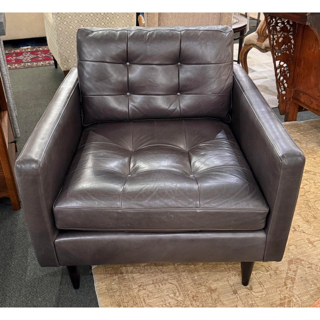 Crate & Barrel Petrie Chair For Sale - Image 11 of 11