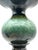 Space Age Table Lamp with Large 3-tier Ceramic Lamp Base in Emerald Green from Kaiser Leuchten For Sale - Image 4 of 13