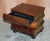 Leather Bound Side Tables with Drawers, Set of 2 For Sale - Image 8 of 18