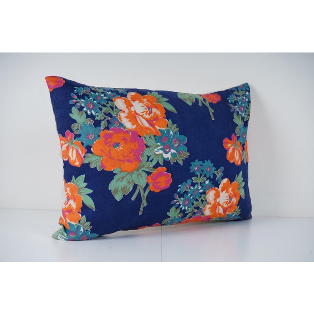 Mid-Century Modern Old Uzbek Trade Cloth Pillow Cover For Sale - Image 3 of 4