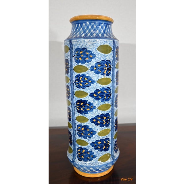Porcelain Roller Vase, 20th Century For Sale - Image 9 of 17