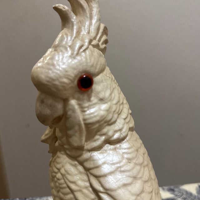 Ceramic Cockatoo Figurine For Sale In New Orleans - Image 6 of 9