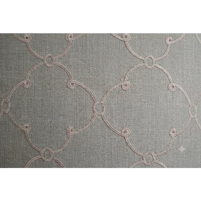 Two-Story Dramatic Floor-to-Ceiling Embroidered Drapery Panels For Sale - Image 9 of 9
