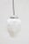 Art Deco Opaline Milk Glass Skyscraper Pendant For Sale - Image 4 of 10