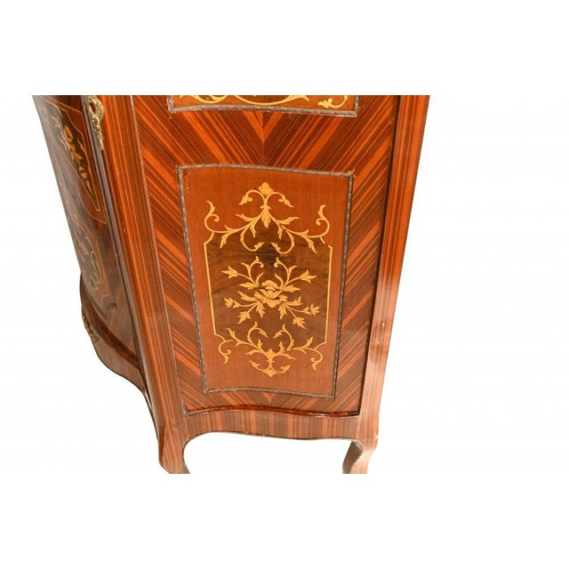French Empire Marquetry Inlay Cabinets, Set of 2 For Sale - Image 6 of 12