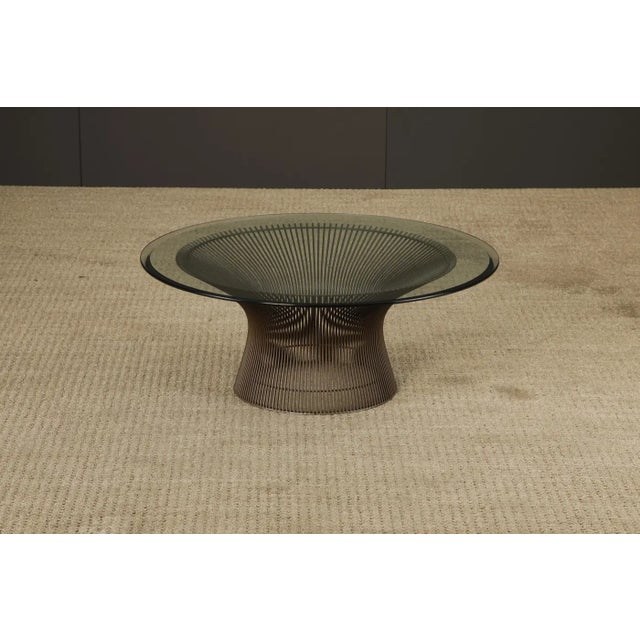 Warren Platner Warren Platner for Knoll International Bronze Coffee Table, Circa 1970s For Sale - Image 4 of 14