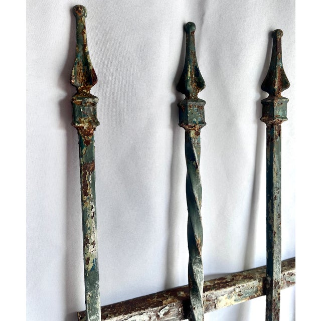 Vintage Wrought Iron Gate For Sale - Image 15 of 17