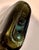 Olive Green Glass Apothecary Bottle With Original Glass Stopper Circa 1930’s For Sale - Image 12 of 12