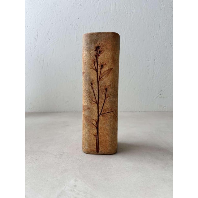 Mid-Century Modern Japanese Herbarium Vase by Raymonde Leduc, 1970s For Sale - Image 3 of 8