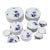 Royal Copenhagen Blue Flowers Curved Service for 8 - 48 Pieces For Sale