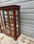 19th Century Antique American Renaissance Revival Style Solid Tiger Oak Mirrored Display Cabinet. 19th Century.with Key. For Sale - Image 5 of 11