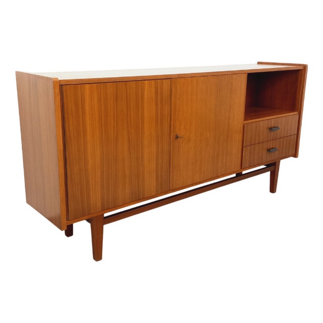 Vintage Scandinavian-Style Teak Sideboard, 1960s For Sale