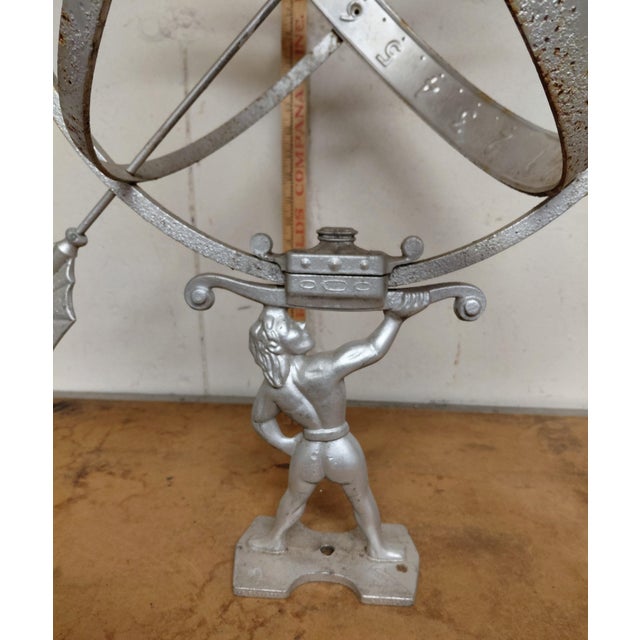 Vintage Swedish Armillary Sundial Signed For Sale - Image 10 of 11