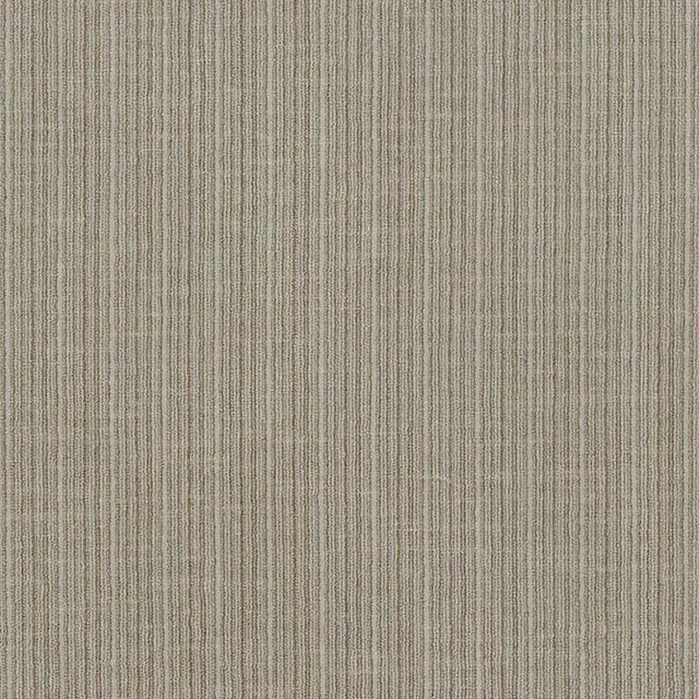 Sample - Schumacher Antique Strie Velvet Fabric in Driftwood For Sale