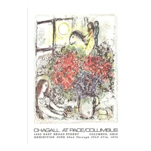 1979 Marc Chagall 'La Chevauchee' Modernism Multicolor,White,Pastel,Yellow USA Lithograph
