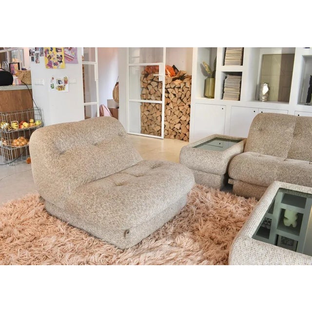 1970s Nuvolone Living Room Set by Rino Maturi for Mimo Padova, 1970, Set of 6 For Sale - Image 5 of 18
