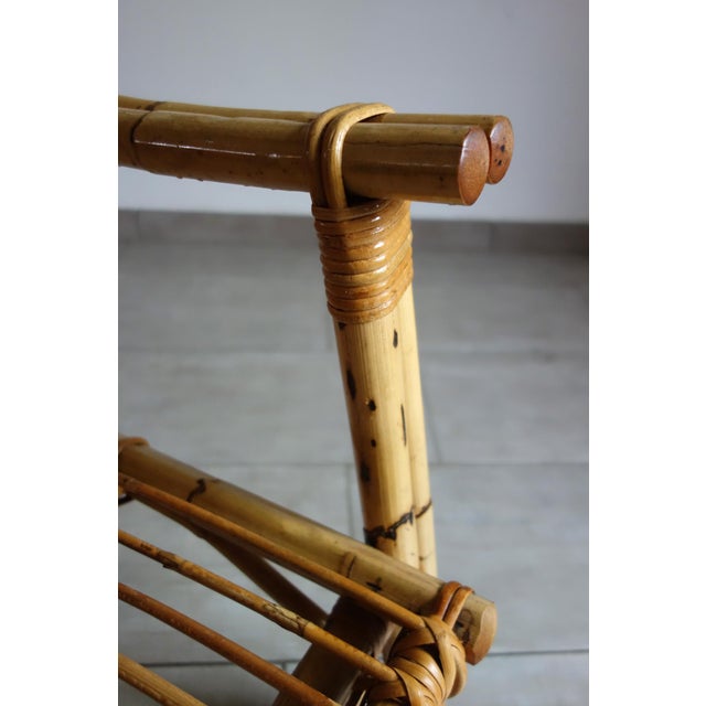 Dal Vera Bamboo and Rattan Armchairs, Italy, 1970, Set of 2 For Sale - Image 12 of 15