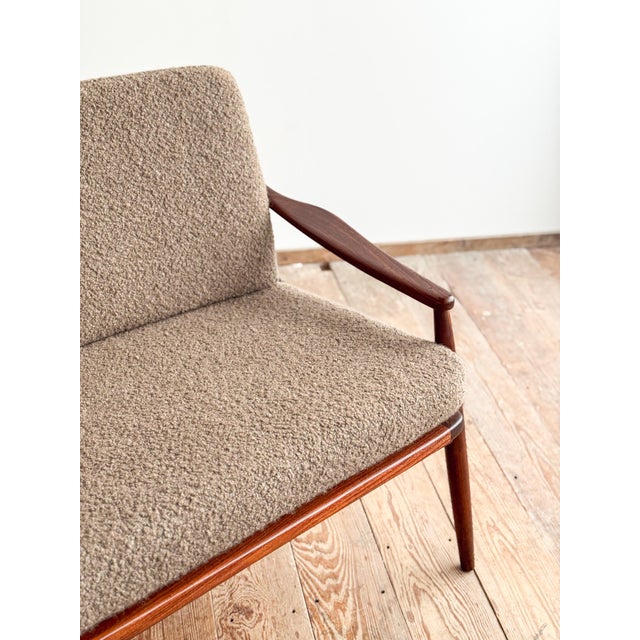 Mid-Century Modern 400 Series Sofa in Teak with Wickerwork Backrest by Hartmut Lohmeyer for Wilkhahn, Germany, 1950s For Sale - Image 13 of 18