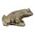 Late 20th Century American Giant Stone Frog with Patina, Originally Used as a Fountain For Sale