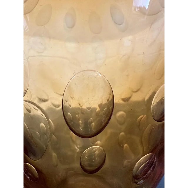Amber Murano Glass Vase, 2002 For Sale - Image 6 of 8