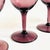 Vintage Purple Wine Glasses - Set of 4 For Sale In San Francisco - Image 6 of 7