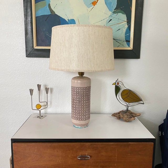 Modern Early 1950s Guido Gambone Lamp For Sale - Image 3 of 12