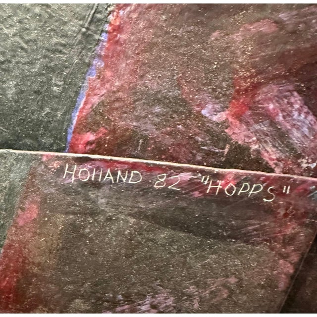 Metal Tom Holland, Very Large Constructed Abstract Mixed Media Painting Wall Sculpture Tom Holland, 1982 For Sale - Image 7 of 17