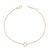 Immerse yourself in the understated elegance of this 10K yellow gold bracelet, for an enrapturing shimmer that captures...