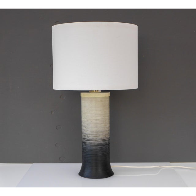 Large Monochrome Acrylic Table Lamp from Tranås Sweden, 1980s For Sale - Image 9 of 13